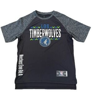 Los Timberwolves Fanatics NBA Shirt Men's M Noches Ene Be A Minnesota Tee